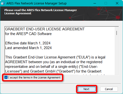ARES 2026 インストールガイド（ネットワーク版） - Graebert Japan FAQ